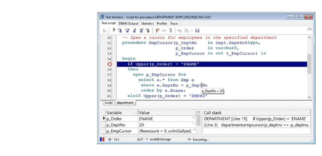 PL/SQL / InterHAND S. A.